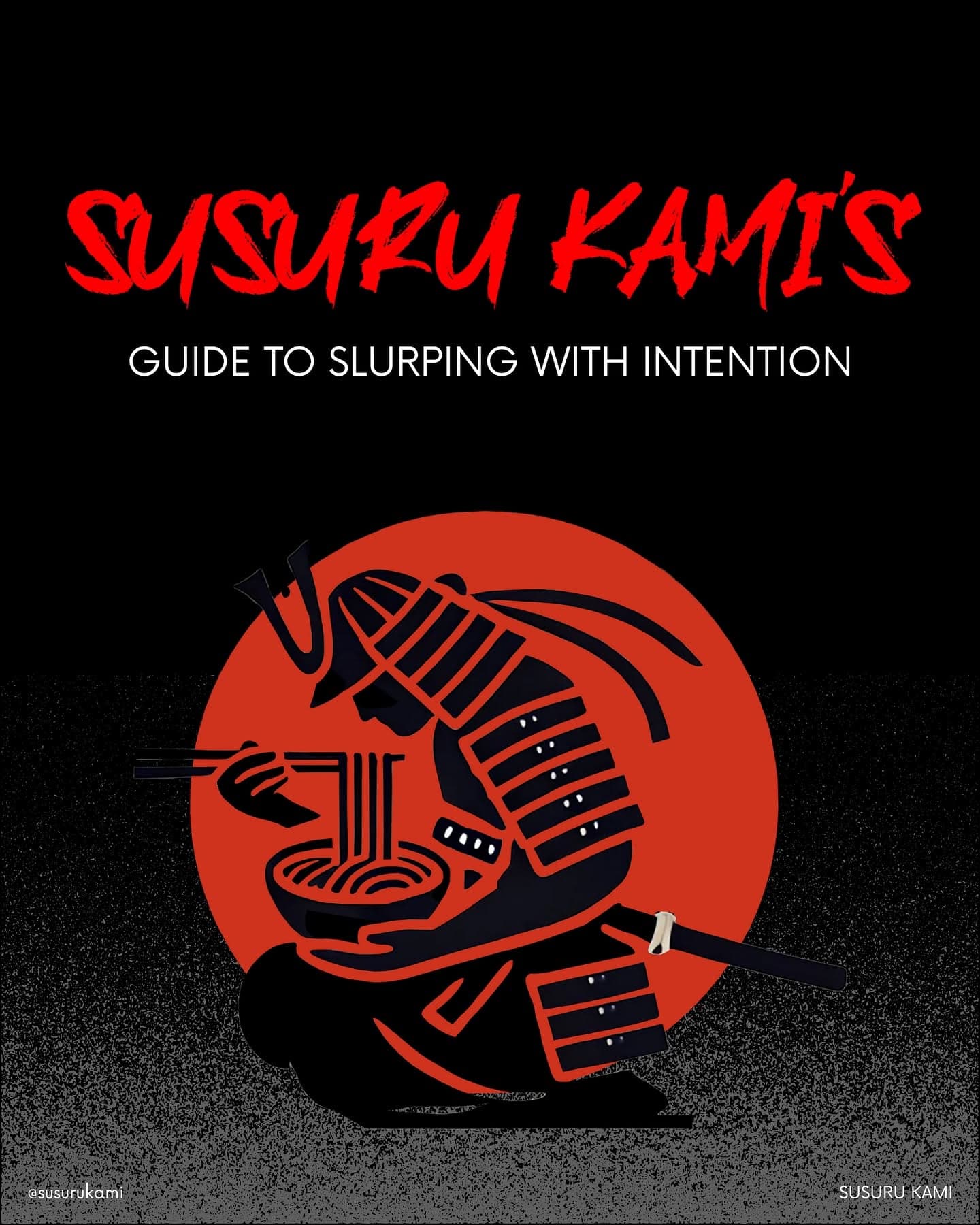 How to eat ramen at Susuru Kami, step 1