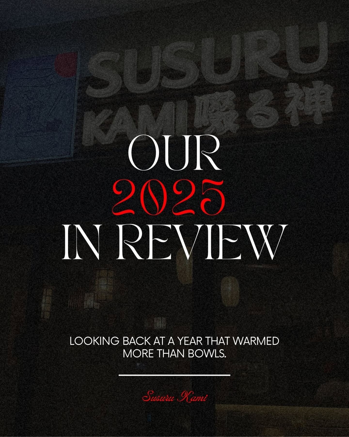 Susuru Kami in 2025, slide 1